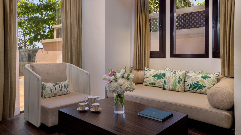One Bedroom Pool Beach Villa Living Area