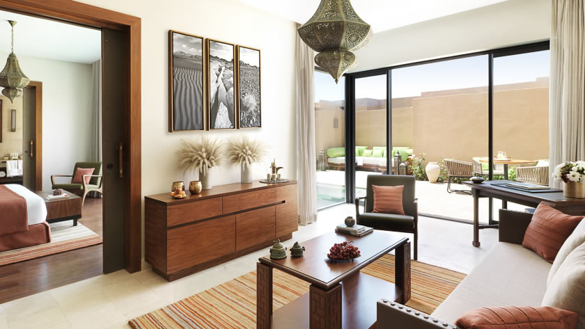 One Bedroom Garden Pool Villa - Lounge Area