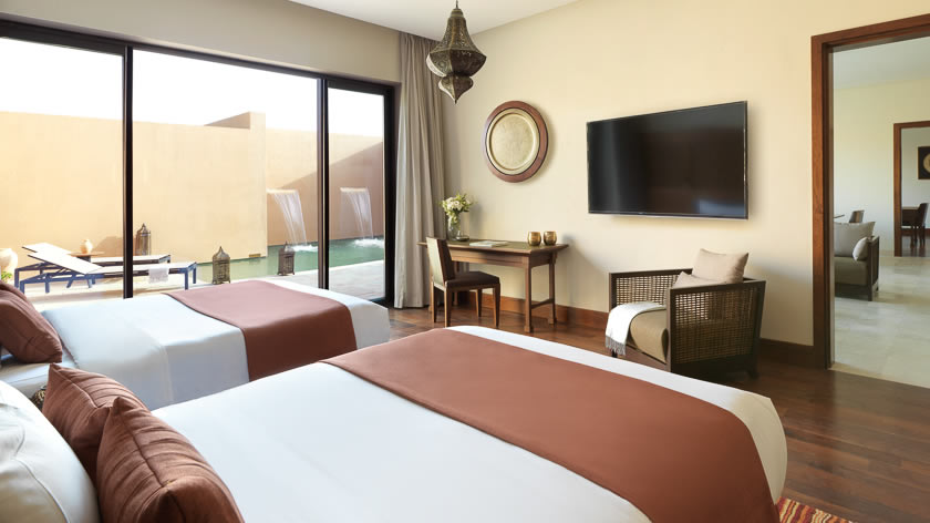 Two Bedroom Garden Pool Villa Twin Bedroom