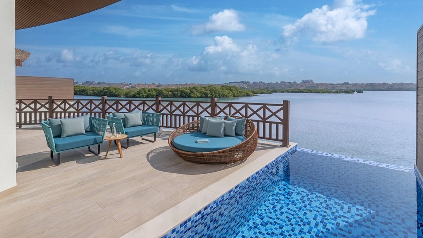 Over Water Villa Terrace