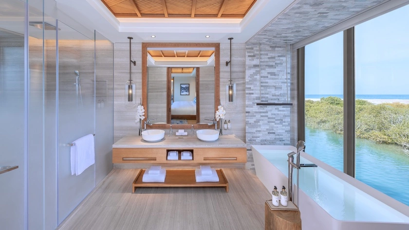 Over Water Pool Villa Bathroom
