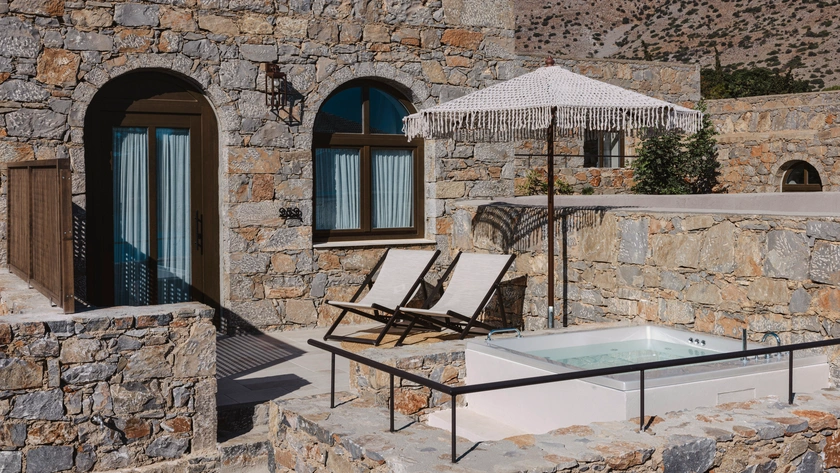Spinalonga Island Sea View Aqua Retreat Terrace