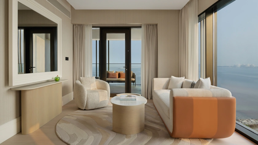 Breaking Waves Suite with Terrace Living Room