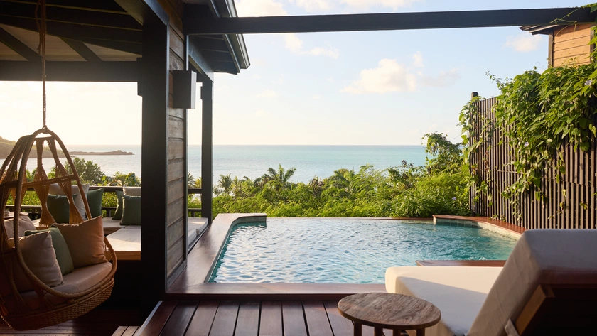 Hillside Pool Suite Terrace and Pool