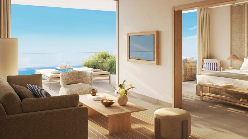 Deluxe Two Bedroom Bungalow Suite Balcony Beach Front