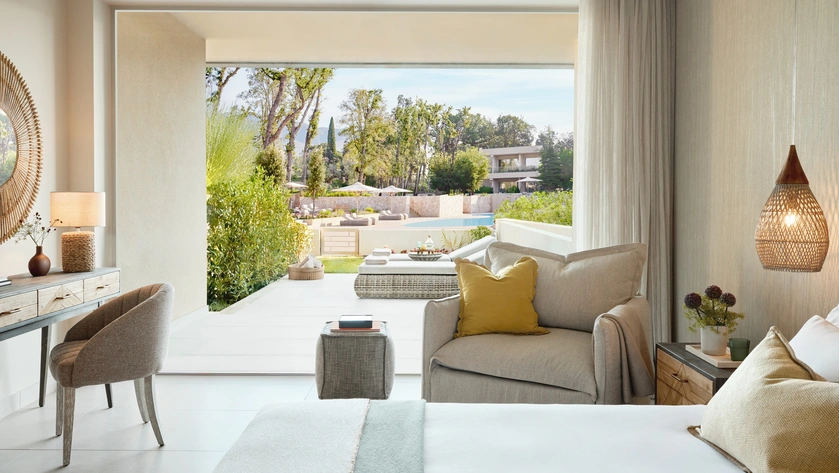 Superior Double Private Garden Pool View