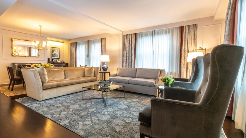 Madison Suite Living and Dining Room