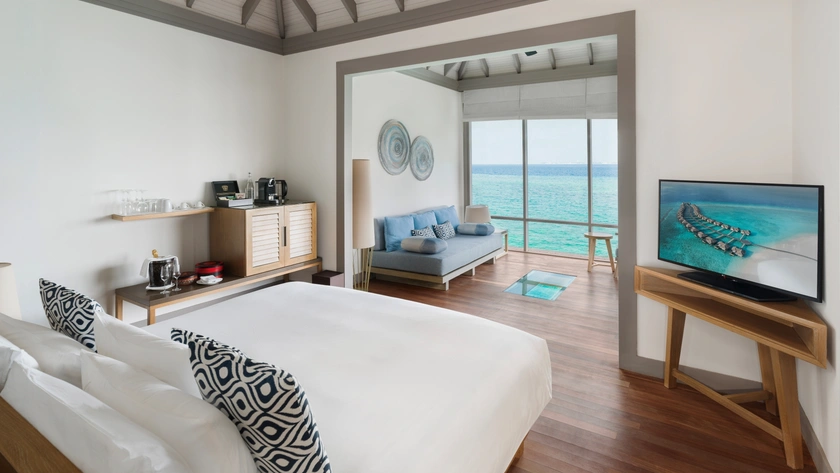 Sunrise Water Villa Bedroom
