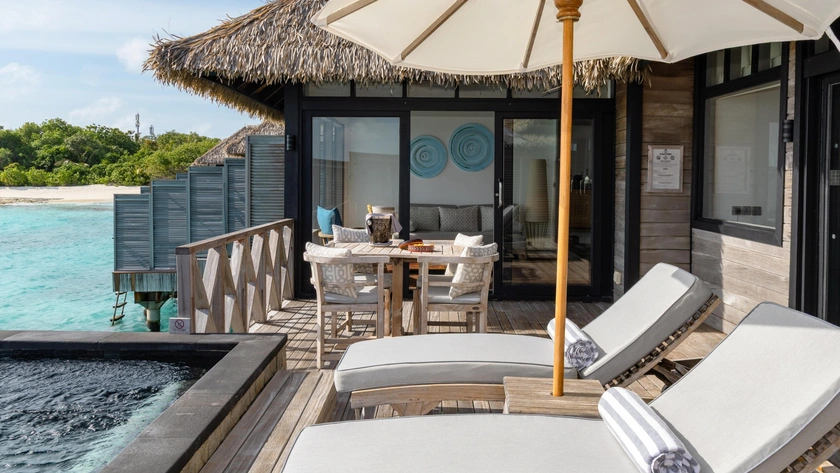 Sunrise Water Villa Terrace and Infinity Pool