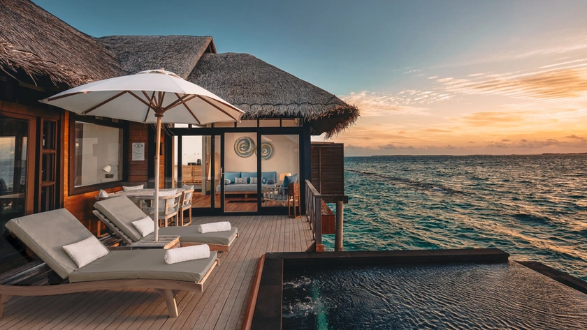 Sunset Water Villa with Infinity Pool