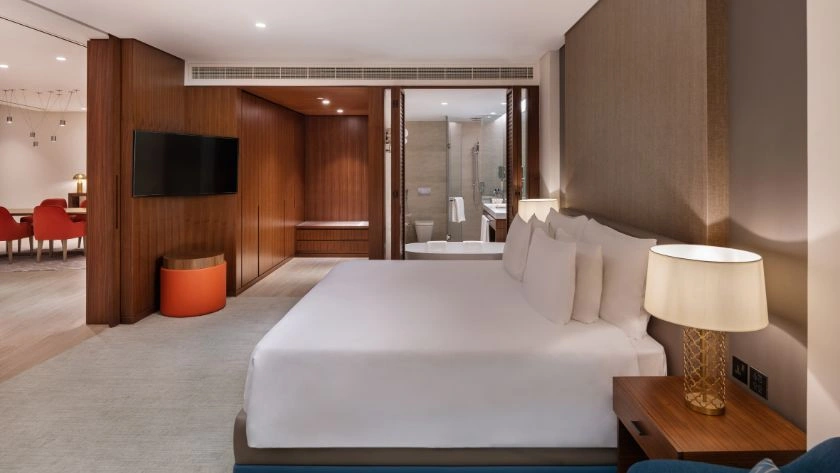 One Bedroom Private Pool Suite Bedroom