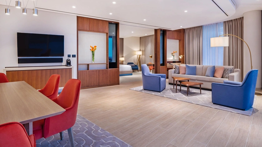 One Bedroom Private Pool Suite Living Area