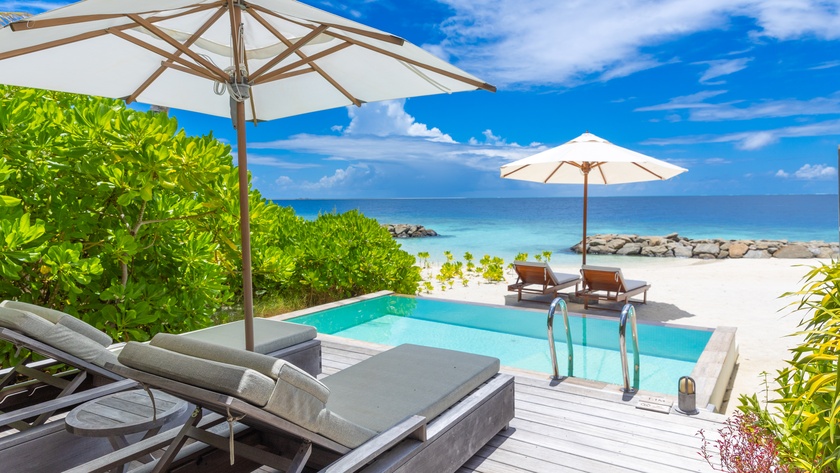 Beach Villa Plunge Pool and Terrace
