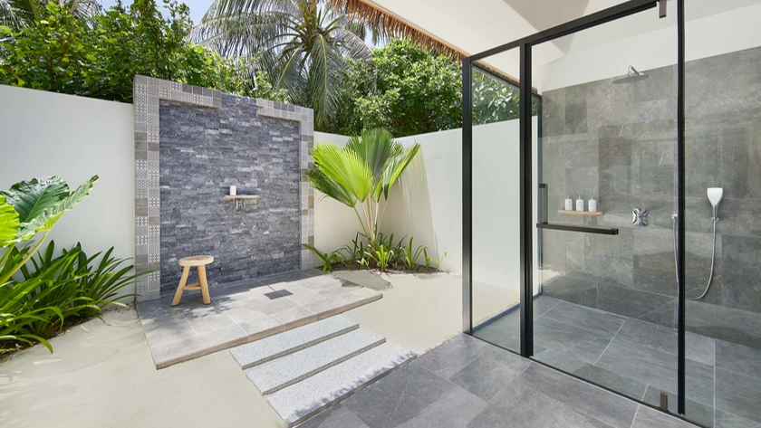 Beach Villa with Pool Bathroom