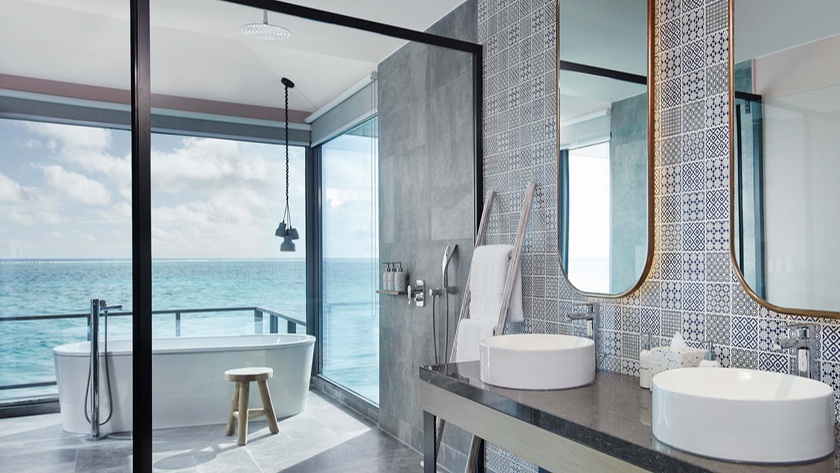 Sunrise Overwater Villa Bathroom