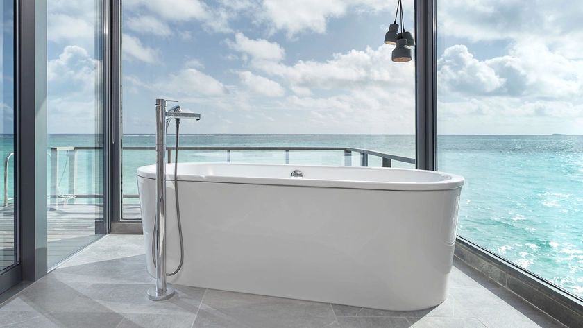 Sunset Overwater Villa Bathroom