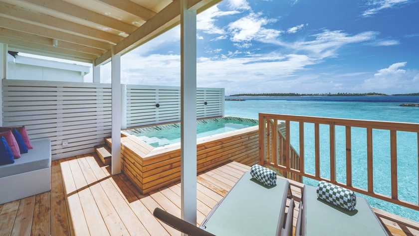 Water Villa with Pool Deck and Pool area