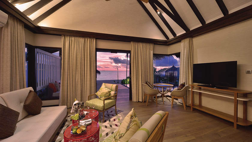 Earth Family Pool Suite Living Area