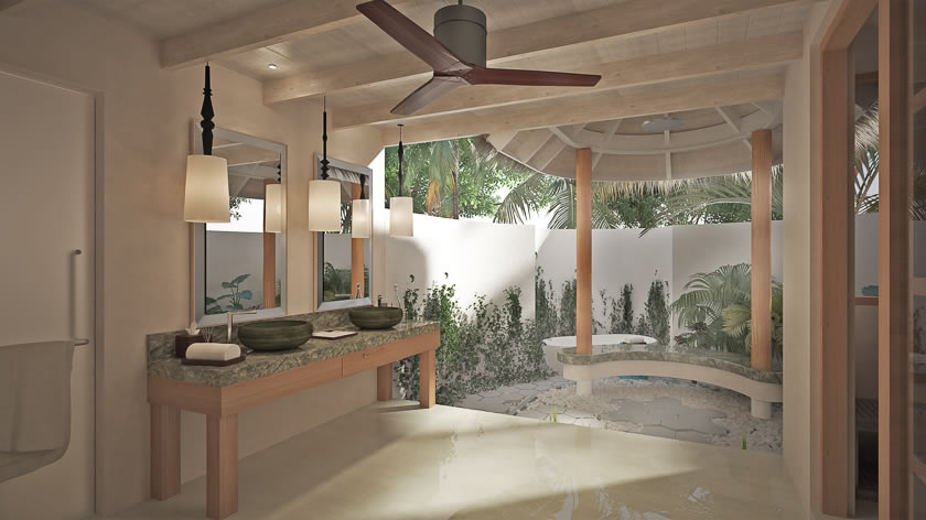 Beach Villa Bathroom