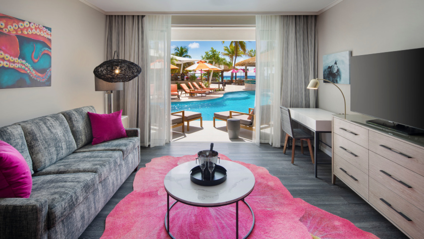 Swim Up Suite Living Area