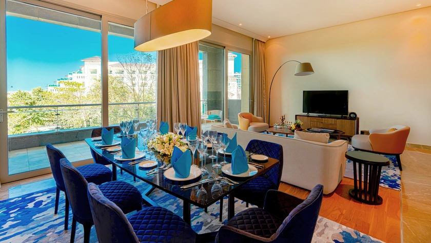 Two Bedroom Family Suite Living and Dining Area