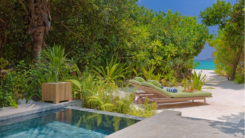 Beach Villa with Pool Deck