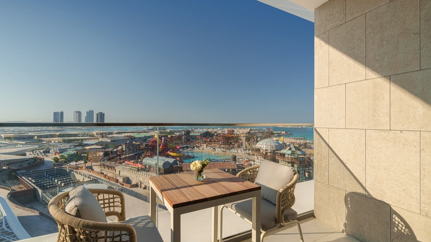 Deluxe Waterpark View Room Balcony