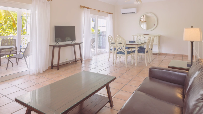 Two Bedroom Villa Dining and Living Area