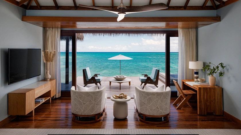 Over the Water Private Island Butler Villa with Infinity Pool Views
