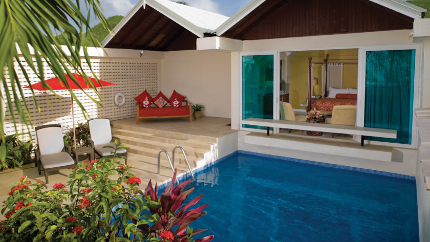 Luxury Almond Pool Suite