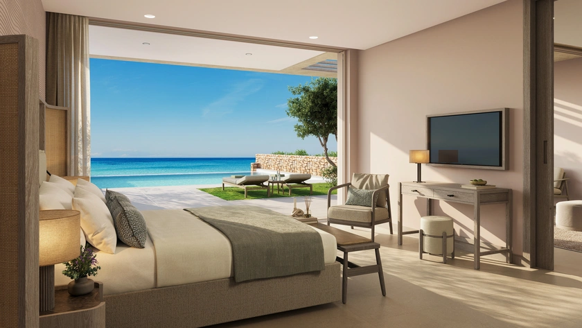One Bedroom Bungalow Suite Private Pool Sea View Bedroom