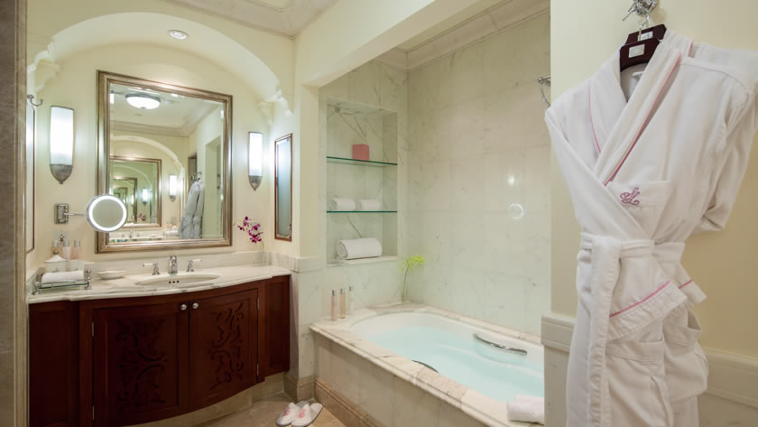Orchid Room Bathroom, Sandy Lane, Barbados