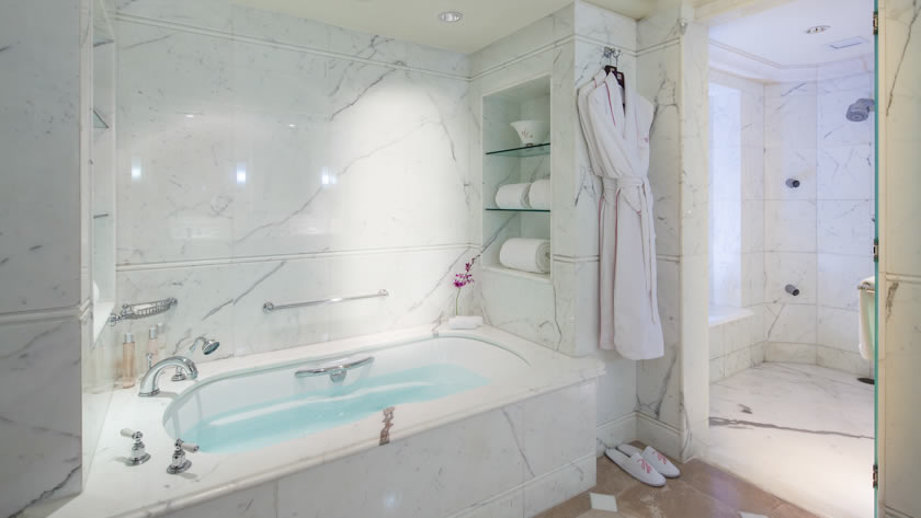 Penthouse Suite Bathroom, Sandy Lane, Barbados