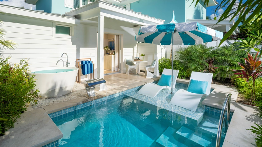 Island Village Walkout Butler Hideaway Villa Suite w/Private Pool 