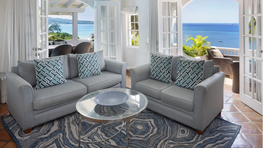 Hilltop Two Bedroom Villa - Living Room