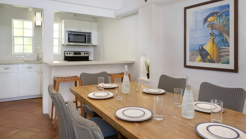 Hilltop Two Bedroom Villa - Dining Area