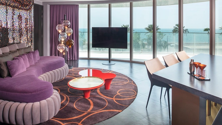 Cool Corner Suite Living Area